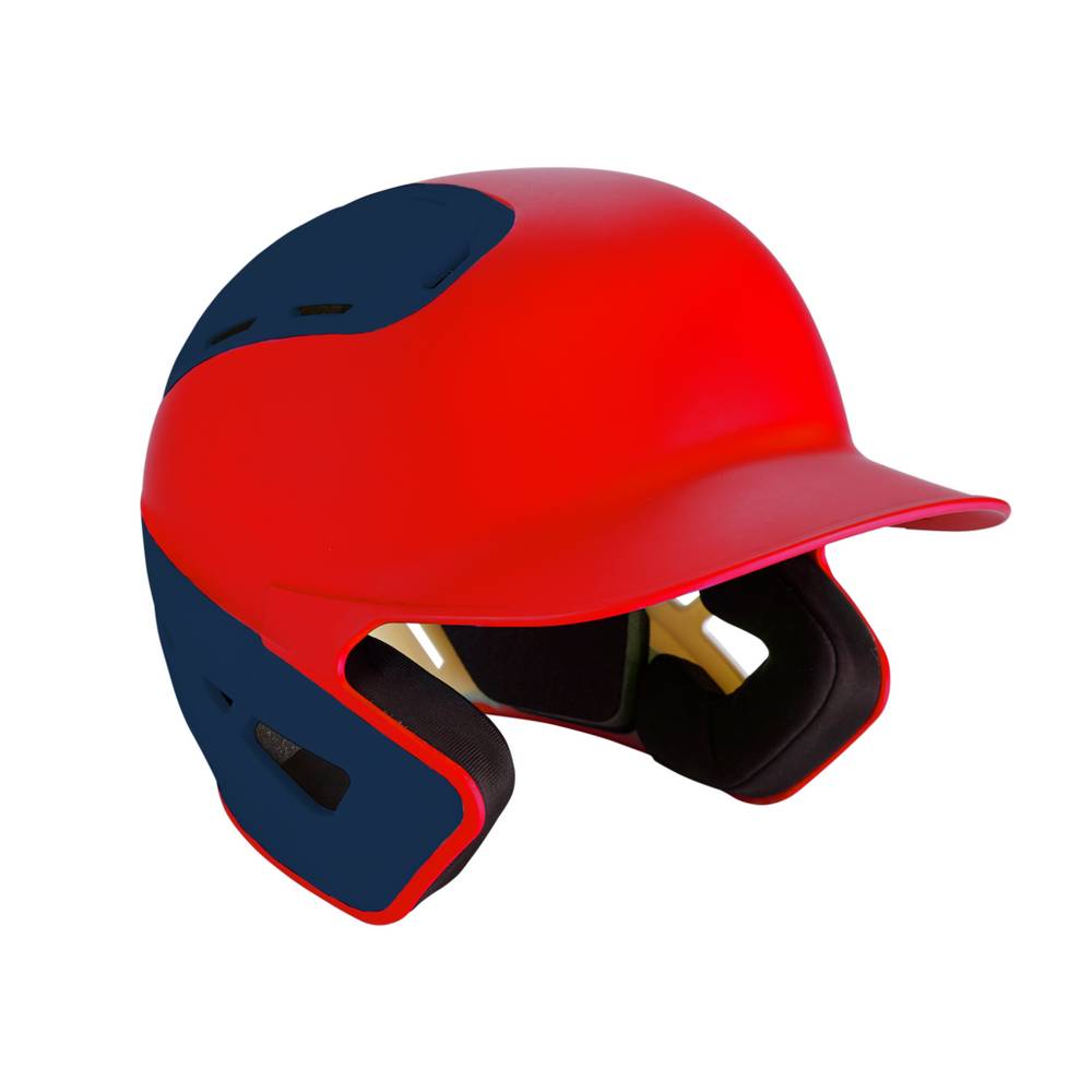 Mizuno B6 Baseball Batting - Erkek Kask - Kırmızı/Lacivert Türkiye (SDANGT-691)